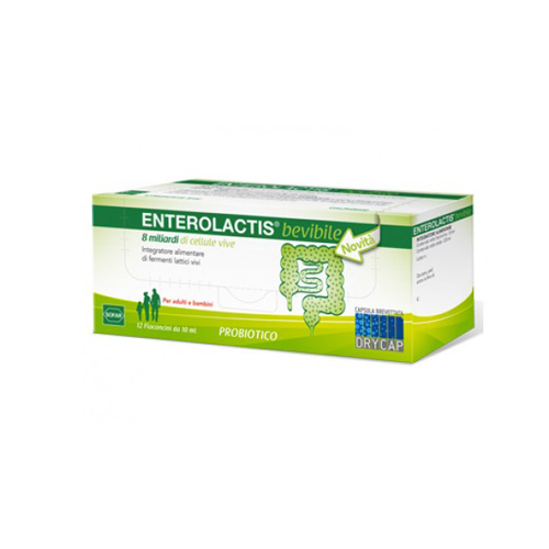 Enterolactis 12 flaconi | FarmaSimo - Vendita prodotti Cosmetici Farmacia Simoncelli.